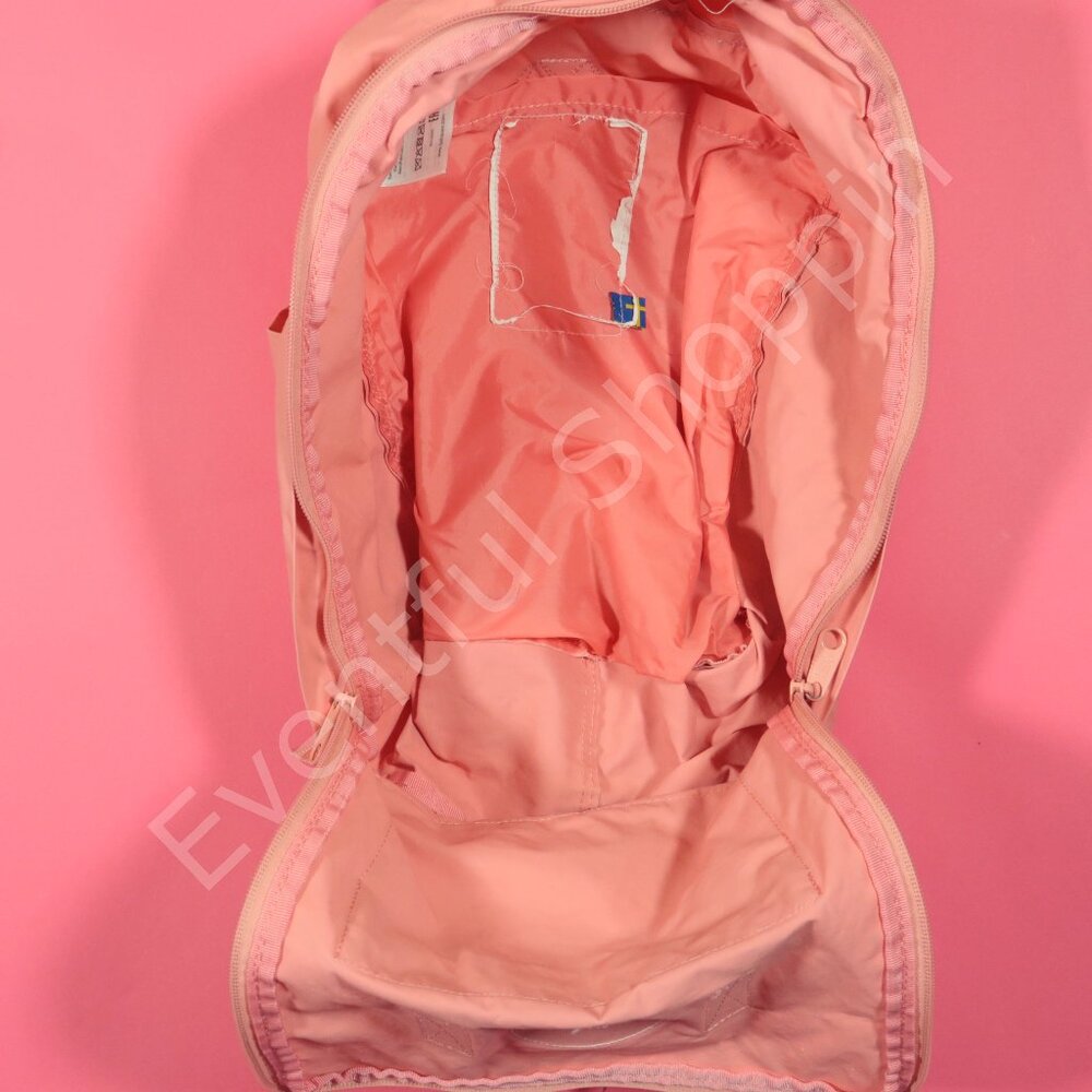 Fjallraven Womens Classic Kanken Backpack Pink - Picture 3 of 8